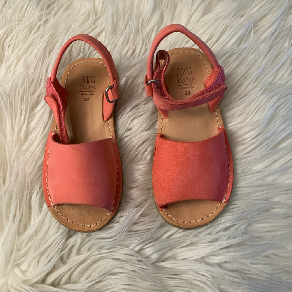 Zara leather sandals